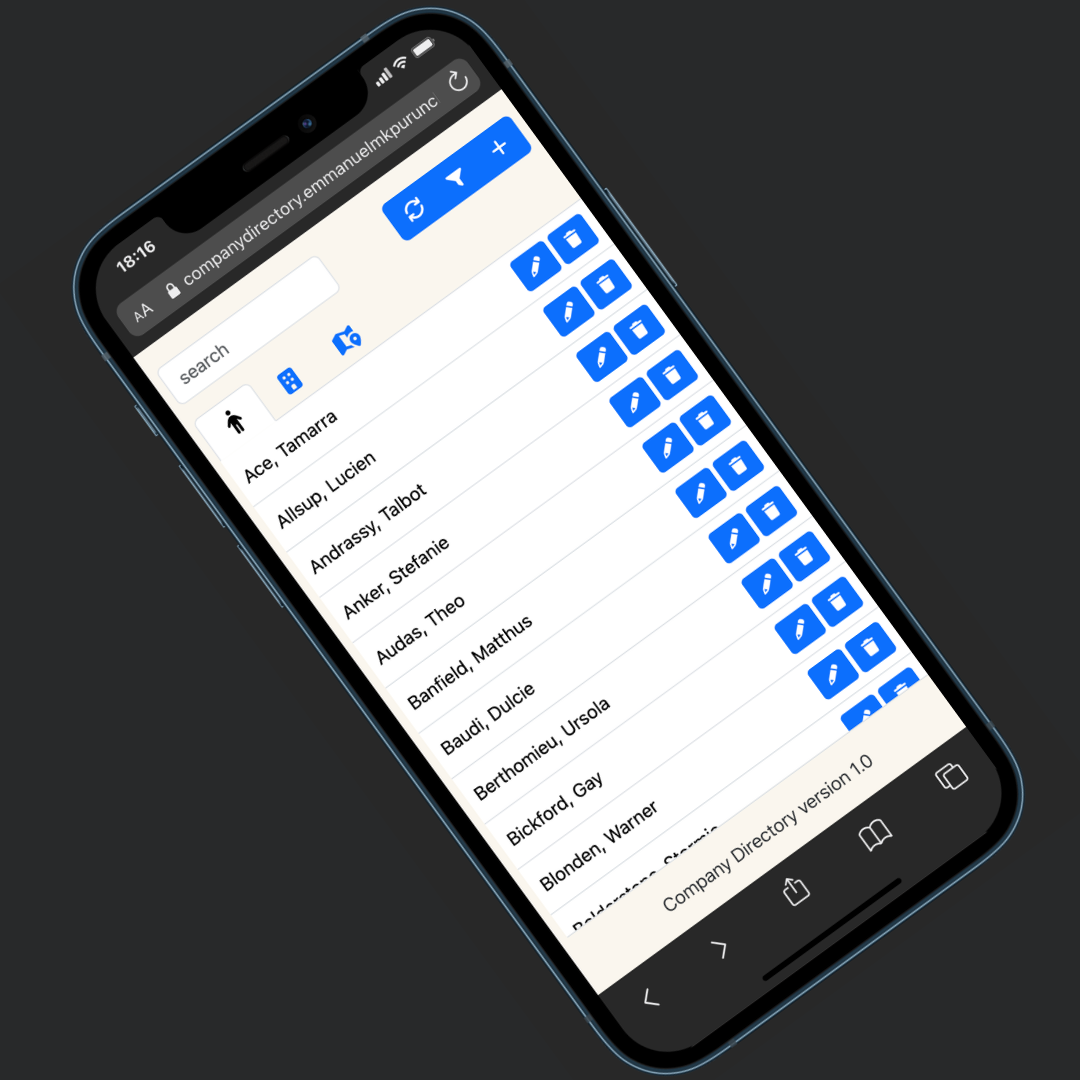 company directory app